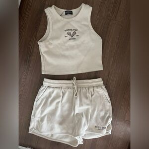 White fox boutique set